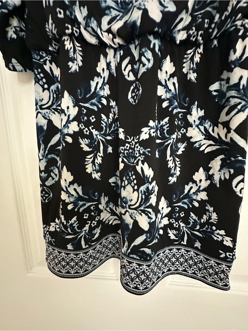 WHBM NWOT Multi-Colored Cold Shoulder Dress. Stunning! - Picture 14 of 15